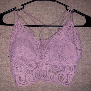 lavender PINK bralette top